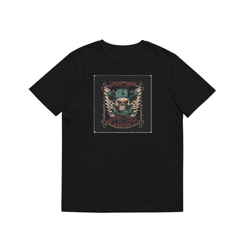 Motorcycle Garage Logo with Wrenches T-Shirts